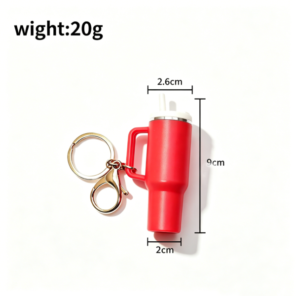 Miniature Replica Stanley Cup Tumbler Keychain