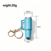 Miniature Replica Stanley Cup Tumbler Keychain