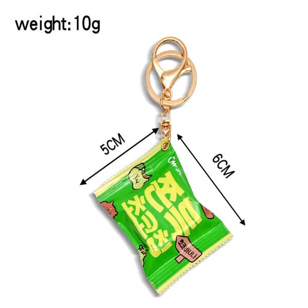 Miniature Korean Chocolate Snack Gashapon Keychain