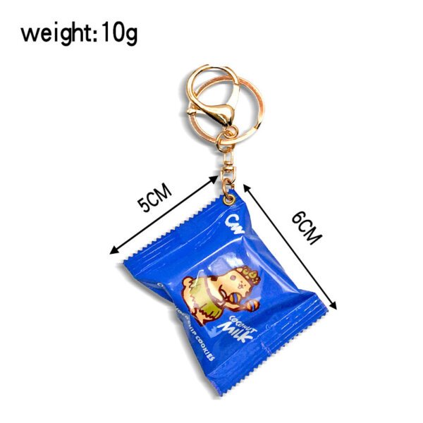 Miniature Korean Chocolate Snack Gashapon Keychain