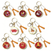 更换图片背景为纯白色 Realistic Customized Resin Drum Keychain