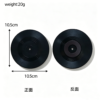 更换图片背景为纯白色 Customizable Realistic Vinyl Record Player and Record Coasters