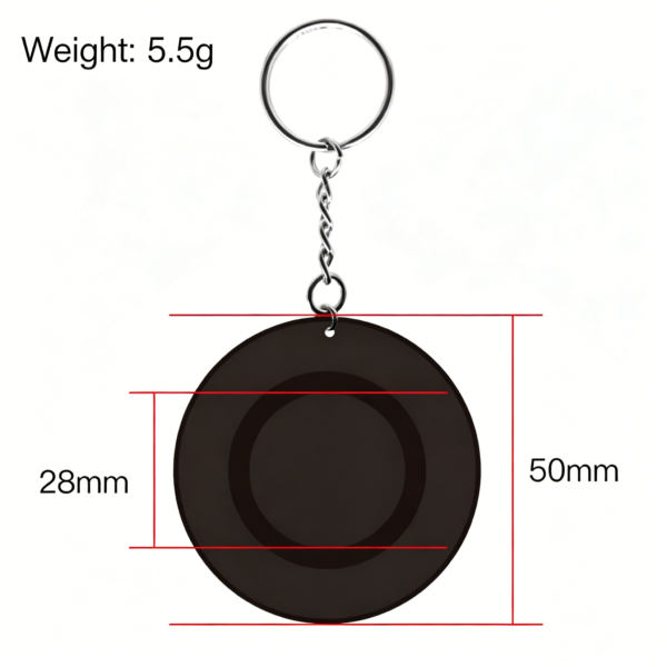 更换图片背景为纯白色 Miniature Simulation 5cm Coaster Keychain