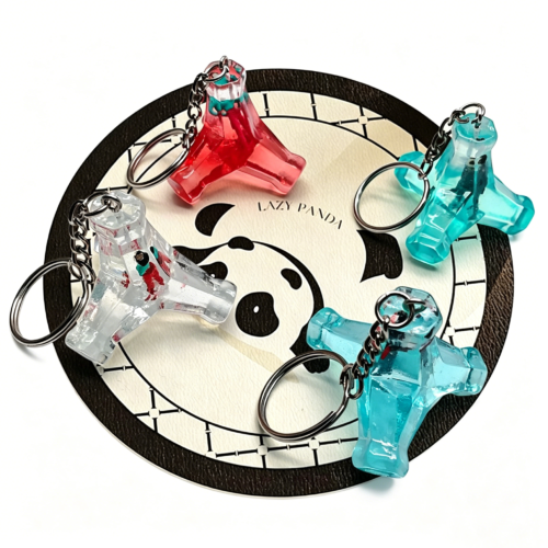 Artificial Aquarium Project Rock-Style Keychain