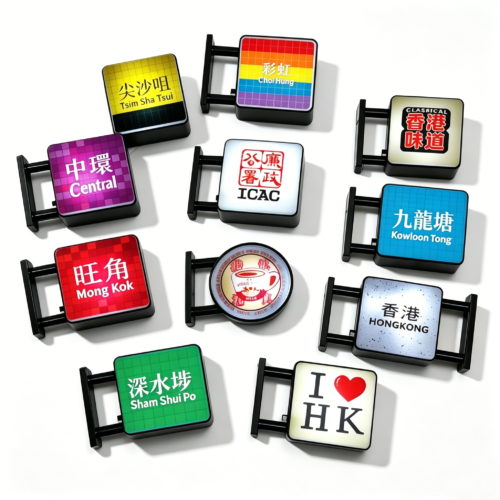 Customizable Square Magnetic Light-Up Fridge Magnet