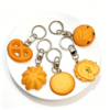 更换图片背景为纯白色 DIY Realistic Cookie Snack Model Keychain