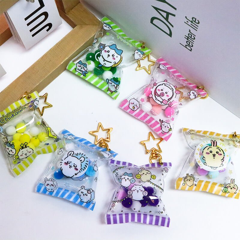 Popular Manga Character Chiikawa Candy-Bag-Style Inflatable Keychain 2 详情 01 1