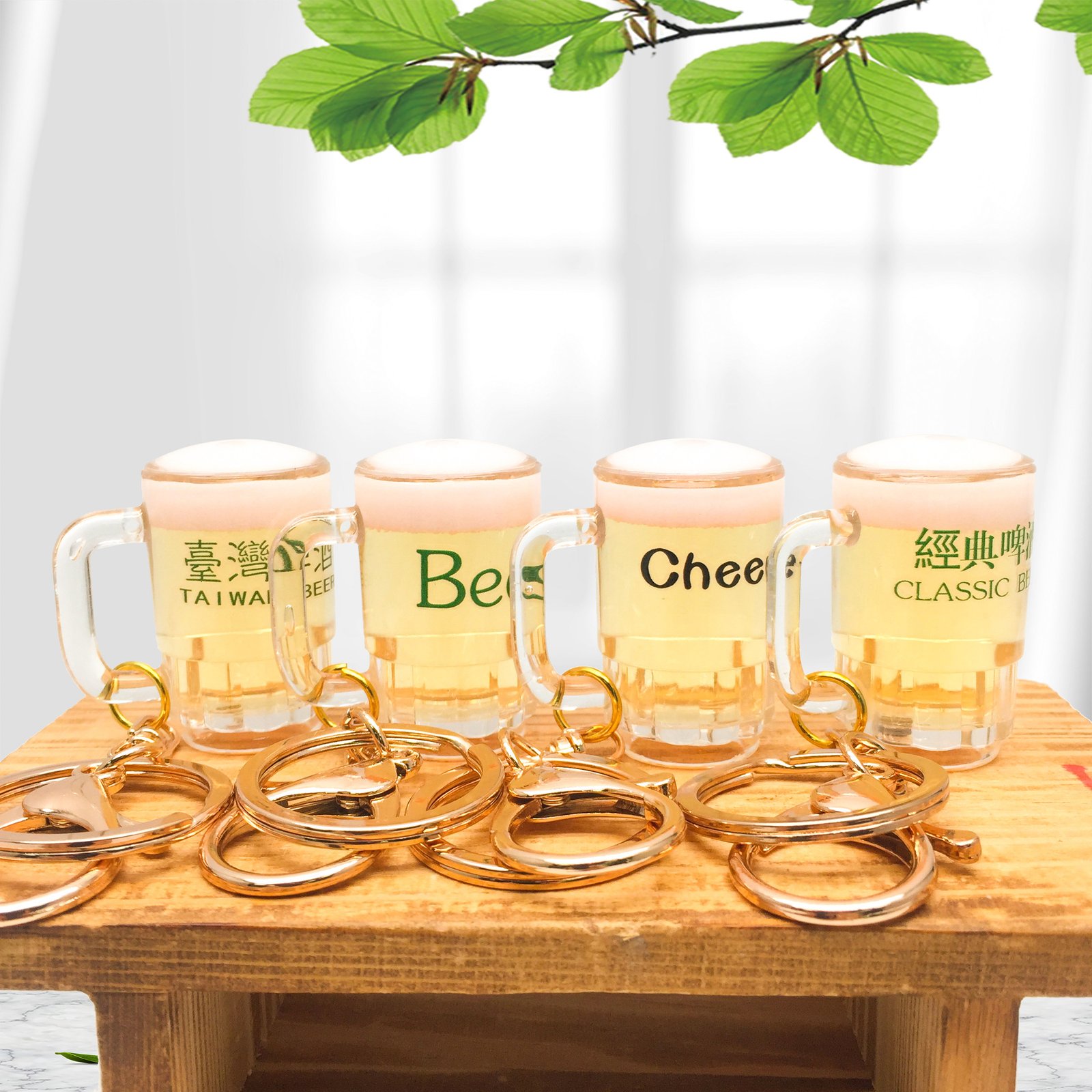 Miniature Simulation Beer Mug,Cola Cup Liquid Sand Keychain 2 详情 01 6