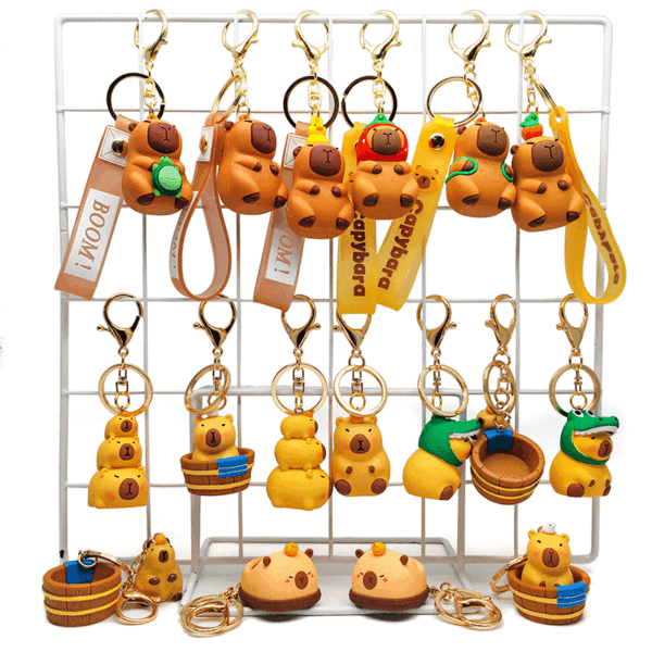 详情_05 Creative Resin Capybara Keychain