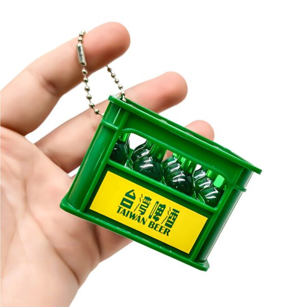 详情_05 Mini Retro 6-Pack Red Cola Crate Keychain